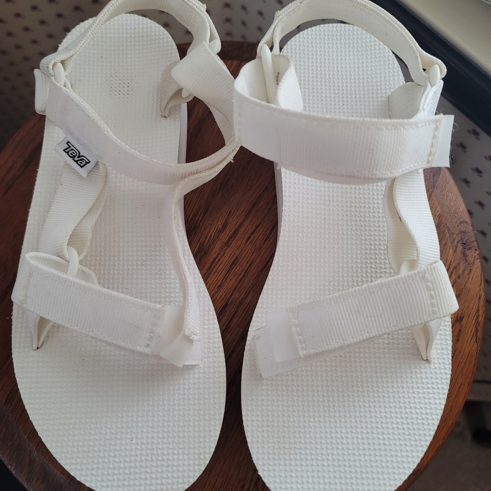 White Tevas Womens size 7